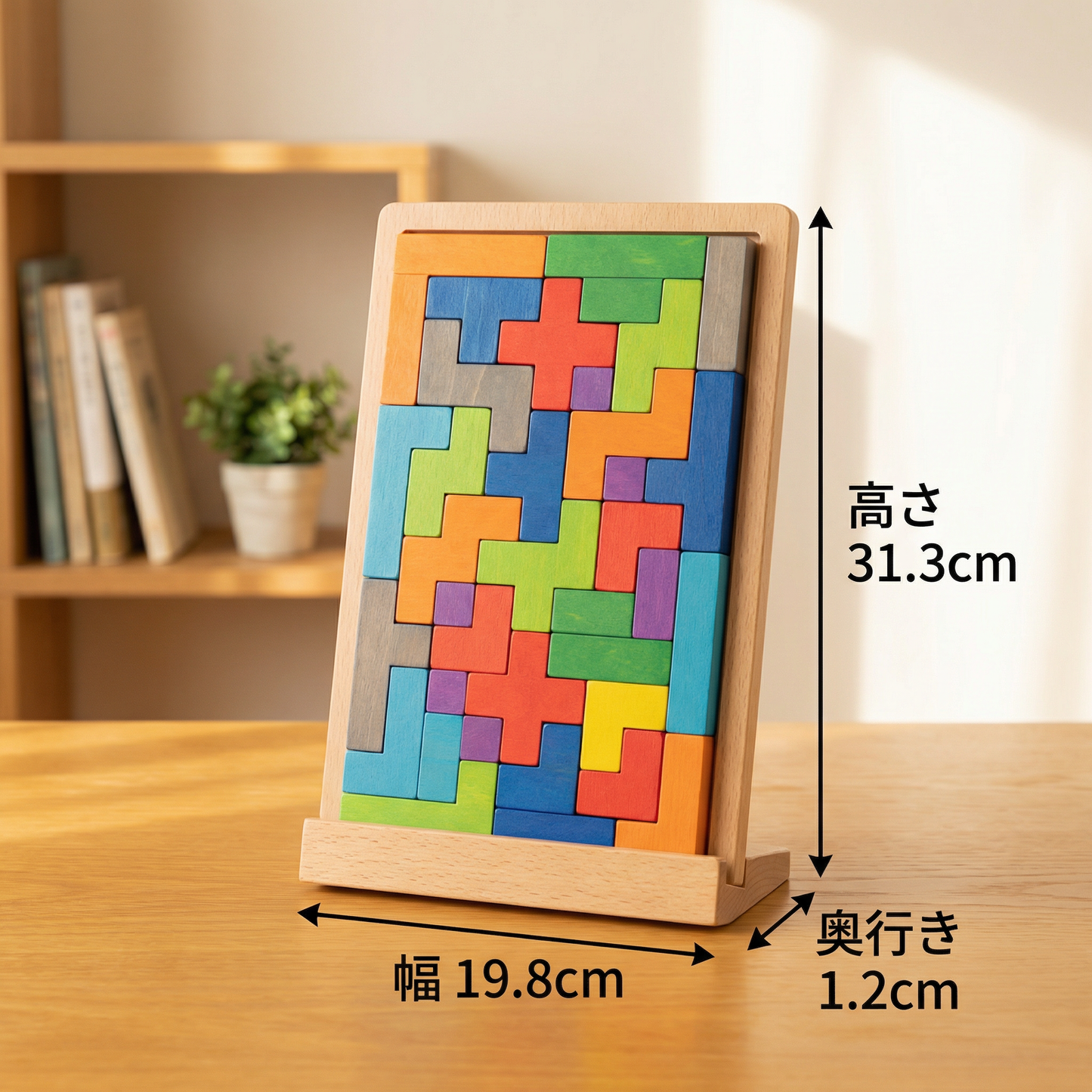 モンテッソーリ 木製ブロック&かたち遊び