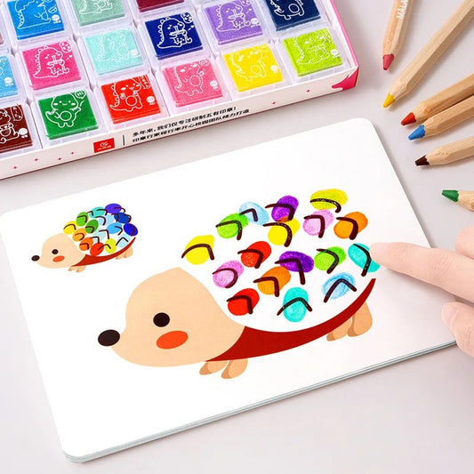 指で描ける絵の具セット