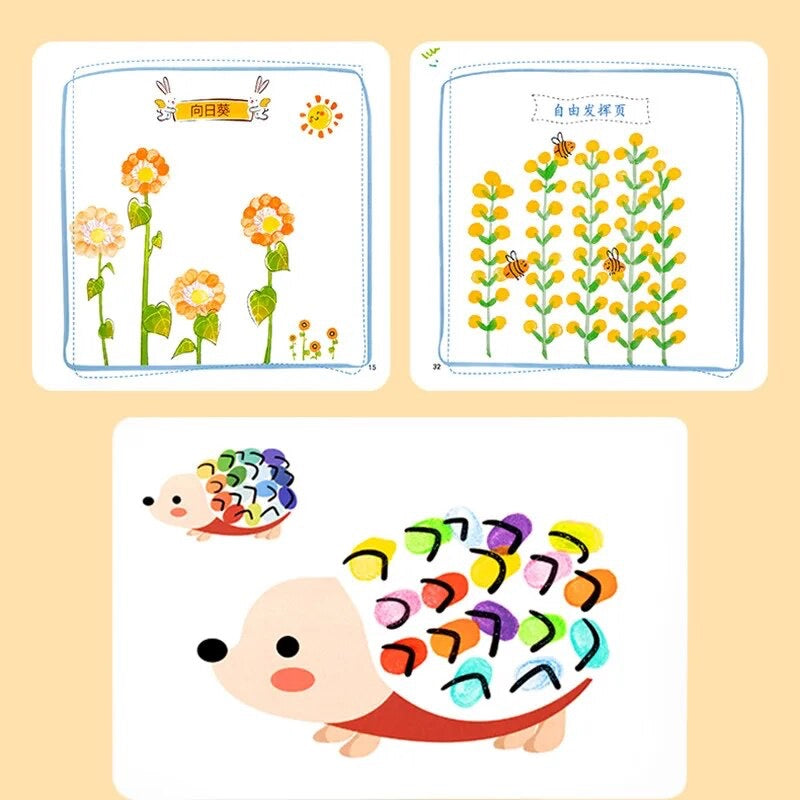 指で描ける絵の具セット