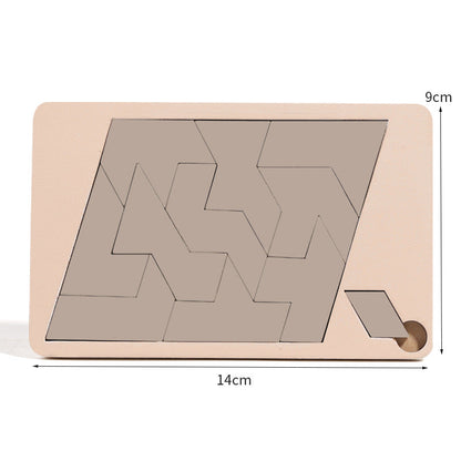 木製タングラムパズル