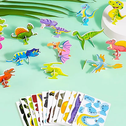 子供向け 3Dカートゥーンパズルセット