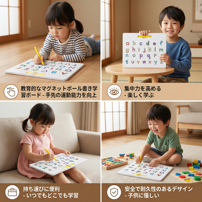 教育的なマグネットボール書き学習ボード