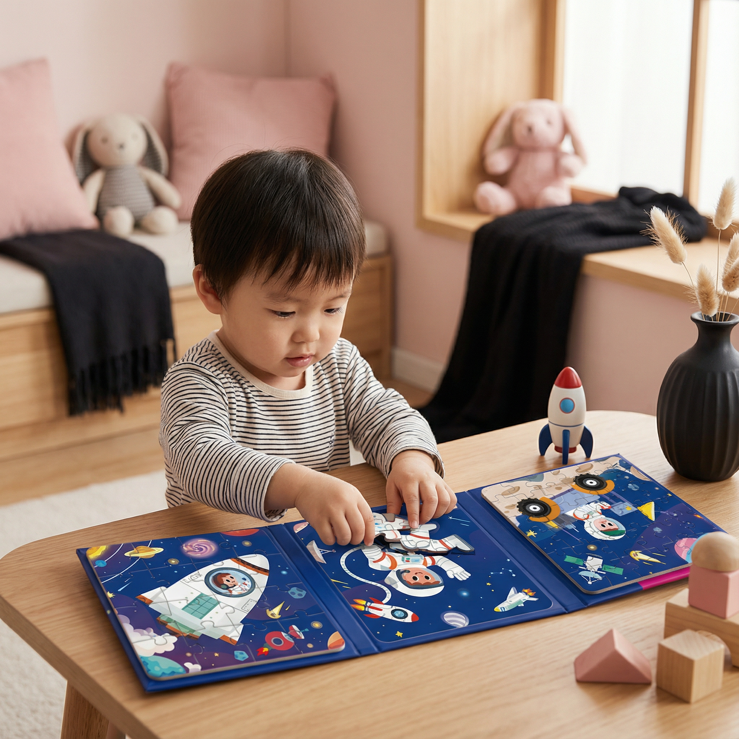 マグネット式モンテッソーリパズルブック