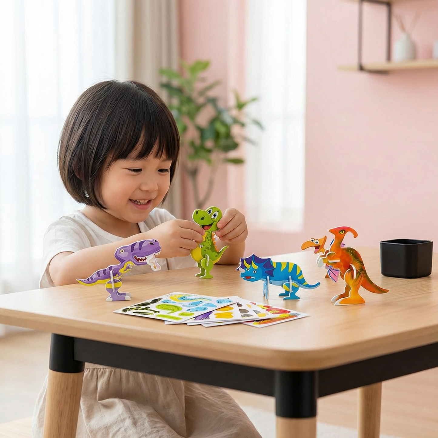子供向け 3Dカートゥーンパズルセット